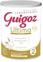 Guigoz Ultima Premium Lait 2ème Âge Dès 6 Mois Jusqu'à 1 An 800 g - Boîte 800 g Guigoz Ultima Premium Lait 2ème Âge Dès 6 Mois Jusqu'à 1 An 800 g - Boîte 800 g