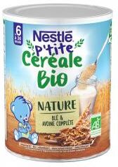 Nestlé Naturnes Bio Céréales Blé & Avoine dès 6 Mois 240 g - Boîte 240 g Nestlé Naturnes Bio Céréales Blé & Avoine dès 6 Mois 240 g - Boîte 240 g