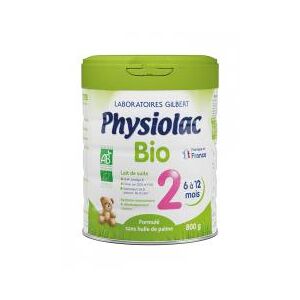 Physiolac Bio 2 6 à 12 Mois 800 g - Pot 800 g