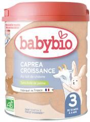 Babybio Caprea Croissance 3 au Lait de Chèvre de 10 Mois à 3 Ans Bio 800 g - Boîte 800 g