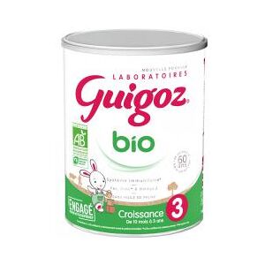 Guigoz Bio Lait de Croissance Dès 10 Mois à 3 Ans 800 g - Boîte 800 g - Publicité Guigoz Bio Lait de Croissance Dès 10 Mois à 3 Ans 800 g - Boîte 800 g - Publicité