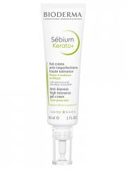 Bioderma Sébium Kerato+ Gel-Crème Anti-Imperfections 30 ml - Tube-applicateur 30 ml