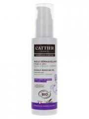 Cattier Huile Démaquillante Bio 100 ml - Flacon-Pompe 100 ml