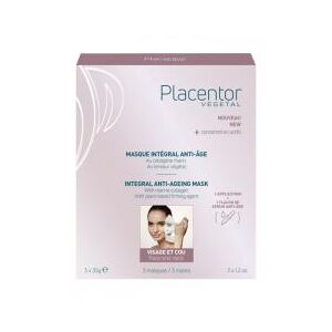 Placentor Végétal Masque Intégral Anti-Âge 3 x 35 g - Boîte 3 masques de 35 g