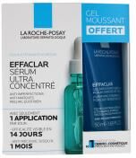 La Roche-Posay Effaclar Sérum Ultra Concentré 30 ml + Gel Moussant Purifiant 50 ml Offert - Lot 2 produits