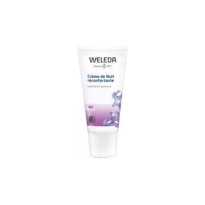 Crème Nuit Iris de Weleda - Régénère et Hydrate - Publicité Crème Nuit Iris de Weleda - Régénère et Hydrate - Publicité