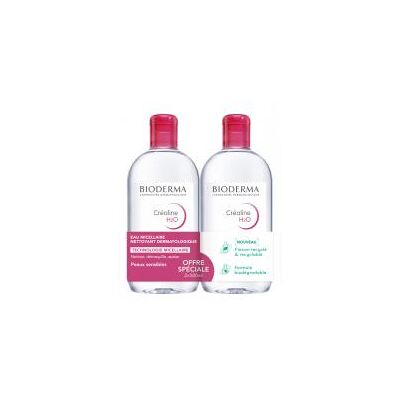 Bioderma Créaline H2O Eau Micellaire – Sans Parfum, 2x 500ml - Publicité Bioderma Créaline H2O Eau Micellaire – Sans Parfum, 2x 500ml - Publicité