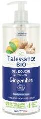 Natessance Gel Douche Stimulant Gingembre Bio 1 L - Flacon-Pompe 1000 ml