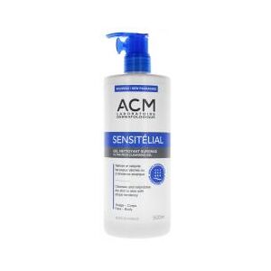 Laboratoire ACM Sensitélial Gel Nettoyant Surgras 500 ml - Flacon-Pompe 500 ml