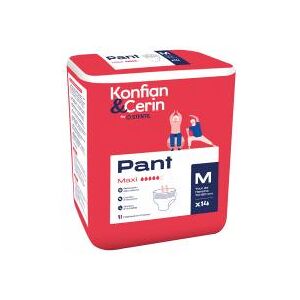 Stentil Konfian & Cerin Pant Maxi 14 Culottes Absorbantes pour Adultes Taille M - Paquet 14 culottes absorbantes