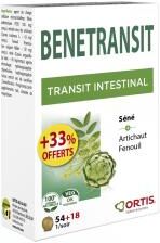 Ortis Bénétransit Transit Intestinal 54 Comprimés + 18 Comprimés Offerts - Boîte 72 comprimés