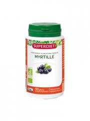 Superdiet Myrtille Bio 90 GÃ©lules - BoÃ®te plastique 90 gÃ©lules