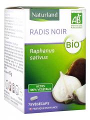 Naturland Radis Noir Bio 75 Végécaps - Boîte plastique 75 végécaps