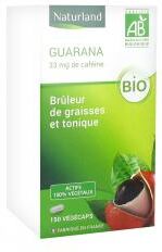 Naturland Guarana Bio 150 Végécaps - Boîte 150 végécaps