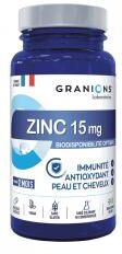 Granions Bisglycinate de Zinc 15 mg 60 Gélules Végétales - Boîte 60 gélules