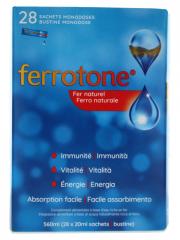 Ferrotone Fer Naturel 28 Sachets - BoÃ®te 28 sachets de 20 ml