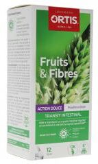 Ortis Fruits & Fibres Action Douce Poudre à Diluer 12 Sticks - Stick 12 sticks