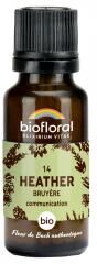 Biofloral Granules 14 Heather - Bruyère Bio 19,5 g - Flacon 19,5 g