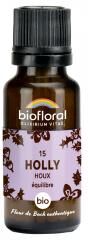 Biofloral Granules 15 Holly - Houx Bio 19,5 g - Flacon 19,5 g