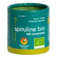 Flamant Vert Spiruline Bio 180 Comprimés de 500 mg – Boîte 180 comprimés