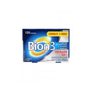 Bion 3 Vitalité 50+ 120 Comprimés - Pot 120 comprimés