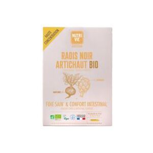 Nutrivie Radis Noir Artichaut Bio 20 Ampoules - Boîte 20 ampoules de 15 ml