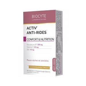 Biocyte Activ' Anti-Rides 30 Capsules - Boîte 30 capsules