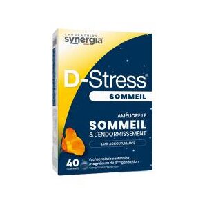 Synergia D-Stress Sommeil 40 Comprimes - Boîte 40 comprimes