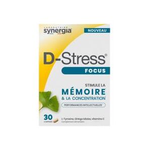 Synergia D-Stress Focus 30 Comprimes - Boîte 30 comprimes