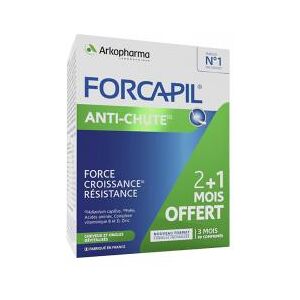 Arkopharma Forcapil Anti-Chute Lot de 3 x 30 Comprimes - Lot 3 x 30 comprimes