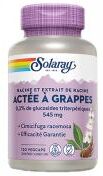 Solaray Actée à Grappes 120 Capsules Végétales - Pot 120 Gellules végétales