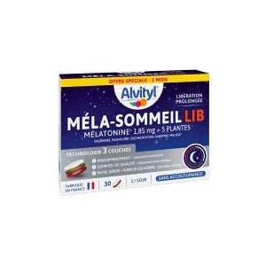 Alvityl Méla-Sommeil Lib 30 Comprimés - Boîte 30 comprimés - Publicité Alvityl Méla-Sommeil Lib 30 Comprimés - Boîte 30 comprimés - Publicité