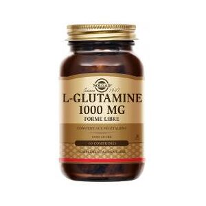 Solgar L-Glutamine 1000 mg Forme Libre - Complément Alimentaire - Publicité Solgar L-Glutamine 1000 mg Forme Libre - Complément Alimentaire - Publicité