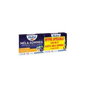 Alvityl Alvityl-Mela-Sommeil Nuit - Sommeil Naturel - 2x30 Capsules - Publicité Alvityl Alvityl-Mela-Sommeil Nuit - Sommeil Naturel - 2x30 Capsules - Publicité