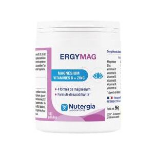 Nutergia Ergymag - Magnésium, Vitamines B & Zinc - Complément alimentaire - Publicité Nutergia Ergymag - Magnésium, Vitamines B & Zinc - Complément alimentaire - Publicité