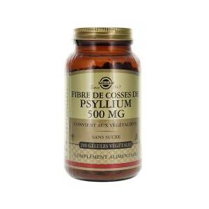 Solgar Fibre de Cosses de Psyllium 500 mg 200 Gélules Végétales - Flacon 200 gélules végétales - Publicité