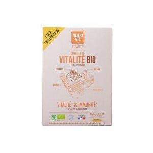 Nutrivie Complexe Vitalité Bio 20 Ampoules - Boîte 20 ampoules de 15 ml - Publicité