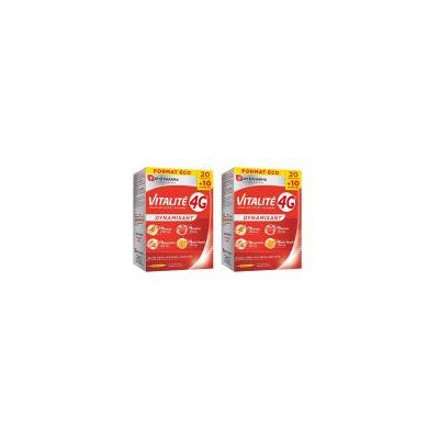Forté Pharma Vitalité 4G 30 Ampoules Lot de 2 - Lot 2 x 30 ampoules de 10 ml - Publicité Forté Pharma Vitalité 4G 30 Ampoules Lot de 2 - Lot 2 x 30 ampoules de 10 ml - Publicité