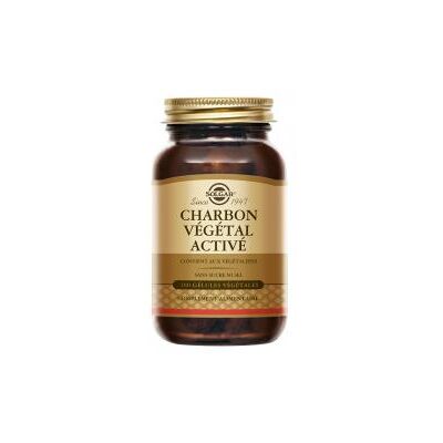 Charbon Végétal Activé Solgar - 100 Gélules - Publicité Charbon Végétal Activé Solgar - 100 Gélules - Publicité