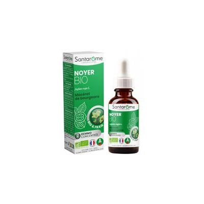 Santarome Noyer Bio 30 ml - Flacon compte goutte 30 ml - Publicité Santarome Noyer Bio 30 ml - Flacon compte goutte 30 ml - Publicité