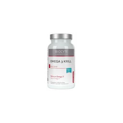 Biocyte Oméga 3 Krill 500 mg - Pot 90 capsules - Complément alimentaire - Publicité Biocyte Oméga 3 Krill 500 mg - Pot 90 capsules - Complément alimentaire - Publicité
