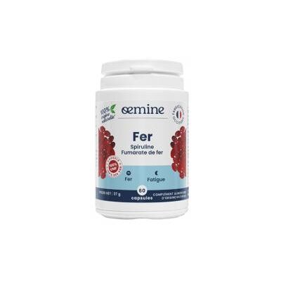 OEMINE Fer Spirulina - Complément Alimentaire pour Fer et Énergie - Publicité OEMINE Fer Spirulina - Complément Alimentaire pour Fer et Énergie - Publicité