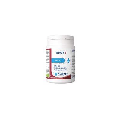 Nutergia Ergy 3 Omega-3 Capsules - Complément alimentaire - Publicité Nutergia Ergy 3 Omega-3 Capsules - Complément alimentaire - Publicité