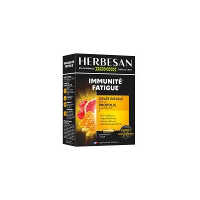 Herbesan Gelée Royale Pollen - Supplément Immunité - Publicité Herbesan Gelée Royale Pollen - Supplément Immunité - Publicité