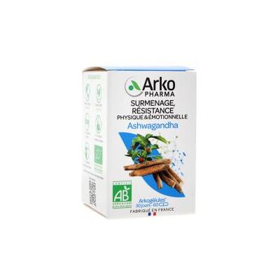 Arkopharma Capsules Bio Ashwagandha - Soutien au Stress et Énergie - Publicité Arkopharma Capsules Bio Ashwagandha - Soutien au Stress et Énergie - Publicité