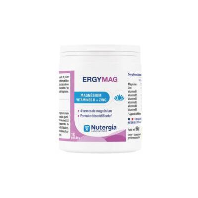 Nutergia Ergymag - Magnésium, Vitamines B & Zinc - Complément alimentaire - Publicité Nutergia Ergymag - Magnésium, Vitamines B & Zinc - Complément alimentaire - Publicité