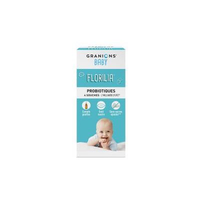 Laboratoire des Granions Granions Baby Florilia - Probiotiques Gouttes Goût Neutre 15 ml - Publicité Laboratoire des Granions Granions Baby Florilia - Probiotiques Gouttes Goût Neutre 15 ml - Publicité
