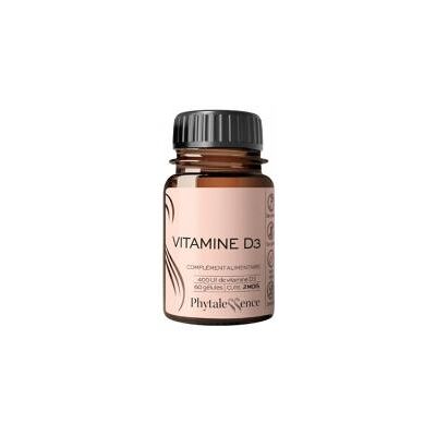 Phytalessence Vitamine D3 - Soutient calcium, os, muscles - Publicité Phytalessence Vitamine D3 - Soutient calcium, os, muscles - Publicité