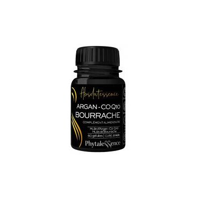 Phytalessence Co Q10 Argane Bourrache Supplément - Complément alimentaire - Publicité Phytalessence Co Q10 Argane Bourrache Supplément - Complément alimentaire - Publicité
