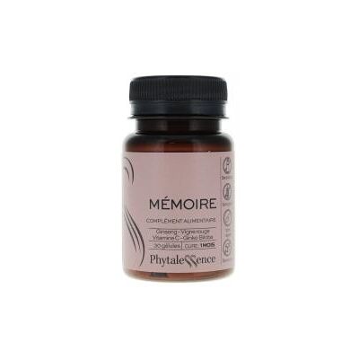 Phytalessence Mémoire Ginseng - Complément alimentaire végétal - Publicité Phytalessence Mémoire Ginseng - Complément alimentaire végétal - Publicité